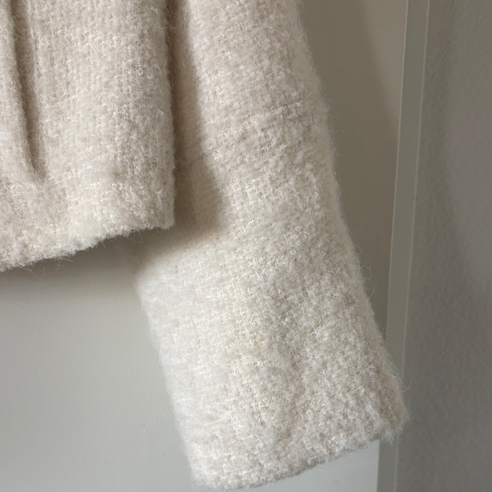 ME+EM Cream Boucle'Swing Jacket - Picture 10 of 12